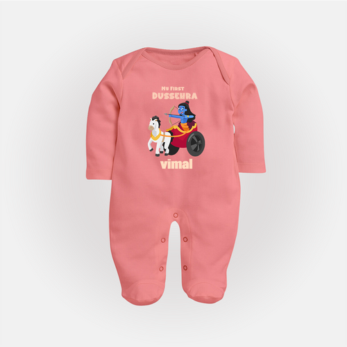 My First Dussehra Sleep Suit | Personalized Baby Outfit for Dussehra