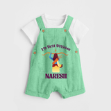 My First Dussehra Heroic Archer Dungaree - GREEN - 0 - 5 Months Old (Chest 18")