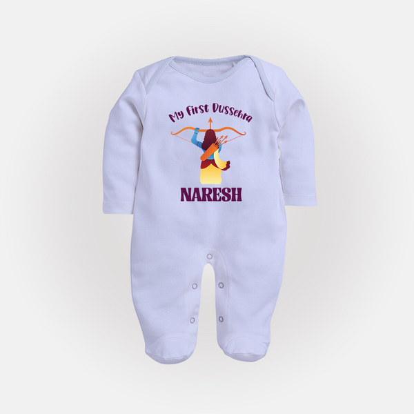 My First Dussehra Heroic Archer Full Body Suit - BABY BLUE - New Born (Chest 7.5")