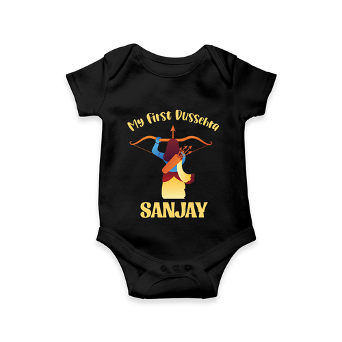 Chhota Ram My First Dussehra Romper | Custom Baby Romper for Festival Fun