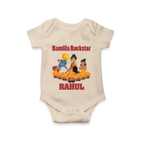 Ram Leela Rockstar Romper - IVORY - New Born (Chest 14")