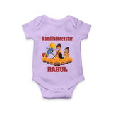 Ram Leela Rockstar Romper - LILAC - New Born (Chest 14")