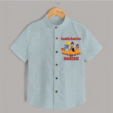 Ramlila Rockstar Shirt | Custom Baby Shirt for Festival Fun - ARCTIC BLUE - 0 - 6 Months Old (Chest 23")