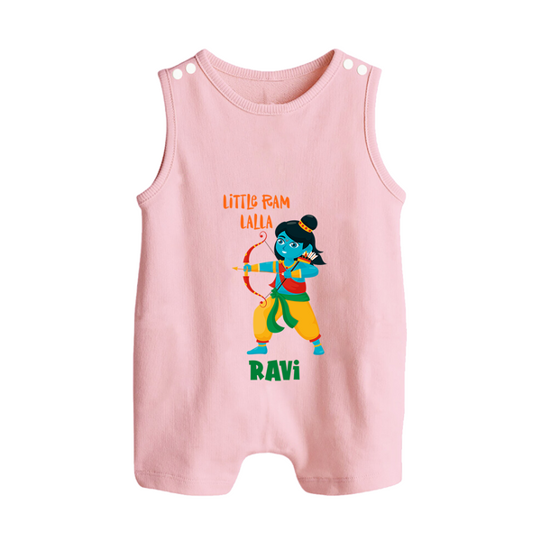 Little Ram Archer Button Romper - BABY PINK - New Born (Chest 18")