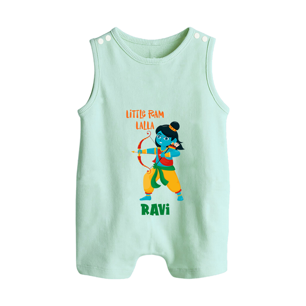 Little Ram Archer Button Romper - MINT GREEN - New Born (Chest 18")