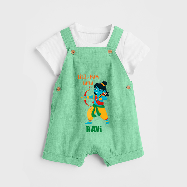 Little Ram Archer Dungaree - GREEN - 0 - 5 Months Old (Chest 18")