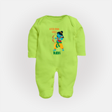 Little Ram Archer Full Body Suit - LIME GREEN - New Born (Chest 7.5")