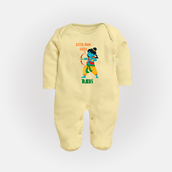 Little Ram Archer Full Body Suit - PASTEL YELLOW - New Born (Chest 7.5")