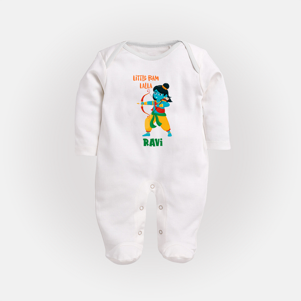 Little Ram Archer Full Body Suit - WHITE - New Born (Chest 7.5")