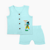 Little Ram Archer Jabla Set - BABY BLUE - 0 - 3 Months Old (Chest 9.8")