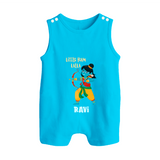 Little Ram Archer Button Romper - SKY BLUE - New Born (Chest 18")
