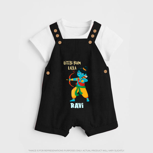 Little Ram Archer Dungaree - BLACK - 0 - 5 Months Old (Chest 18")