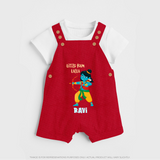 Little Ram Archer Dungaree - RED - 0 - 5 Months Old (Chest 18")
