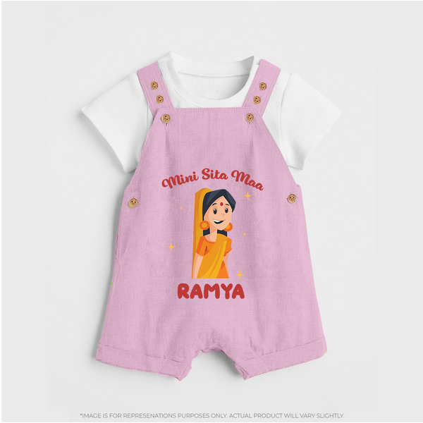Mini Sita Maa Dungaree - BABY PINK - 0 - 5 Months Old (Chest 18")