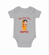 Mini Sita Maa Romper - GREY - New Born (Chest 14")