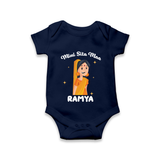 Mini Sita Maa Romper - NAVY BLUE - New Born (Chest 14")