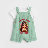 Ayodhya Princess Dungaree - MINT GREEN - 0 - 5 Months Old (Chest 18")