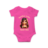 Ayodhya Princess Romper - HOT PINK - New Born (Chest 14")
