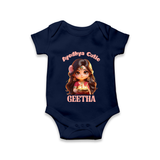 Ayodhya Princess Romper - NAVY BLUE - New Born (Chest 14")