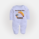 Good Triumph Over Evil Full Body Suit - BABY BLUE - New Born (Chest 7.5")