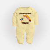 Good Triumph Over Evil Full Body Suit - PASTEL YELLOW - New Born (Chest 7.5")