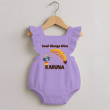 Good Triumph Over Evil Romper frock - LILAC - 0 - 3 Months Old (Chest 19")