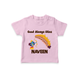 Good Always Wins Tshirt | Personalized Baby Tshirt for Festival Celebration - BABY PINK - 0-5 Months Old (Chest 17")