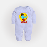 Little Vijayadashami Hero Full Body Suit - BABY BLUE - New Born (Chest 7.5")