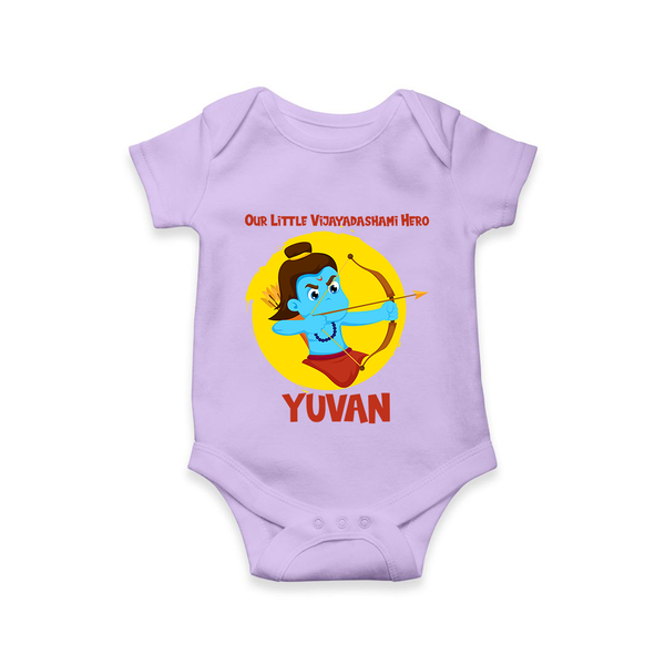 Little Vijayadashami Hero Romper - LILAC - New Born (Chest 14")