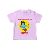 Our Little Vijayadashami Hero Tshirt | Custom Baby Tshirt for Dussehra - LILAC - 0-5 Months Old (Chest 17")