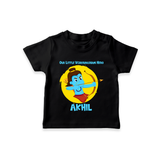 Our Little Vijayadashami Hero Tshirt | Custom Baby Tshirt for Dussehra - BLACK - 0-5 Months Old (Chest 17")