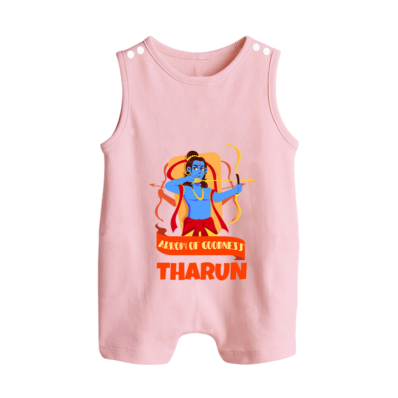 Arrow of Goodness Romper Suit | Personalized Baby Romper Suit for Festival Fun - BABY PINK - 0 - 5 Months Old (Chest 18")