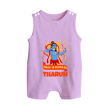 Arrow of Goodness Romper Suit | Personalized Baby Romper Suit for Festival Fun - LILAC - 0 - 5 Months Old (Chest 18")