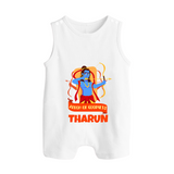 Arrow of Goodness Romper Suit | Personalized Baby Romper Suit for Festival Fun - WHITE - 0 - 5 Months Old (Chest 18")