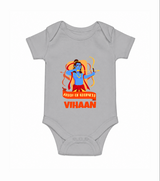 Arrow Of Goodness Romper - GREY - New Born (Chest 14")