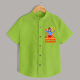 Arrow of Goodness Shirt | Personalized Baby Shirt for Festival Fun - LIME GREEN - 0 - 6 Months Old (Chest 23")