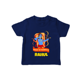 Arrow of Goodness Tshirt | Personalized Baby Tshirt for Festival Fun - NAVY BLUE - 0-5 Months Old (Chest 17")