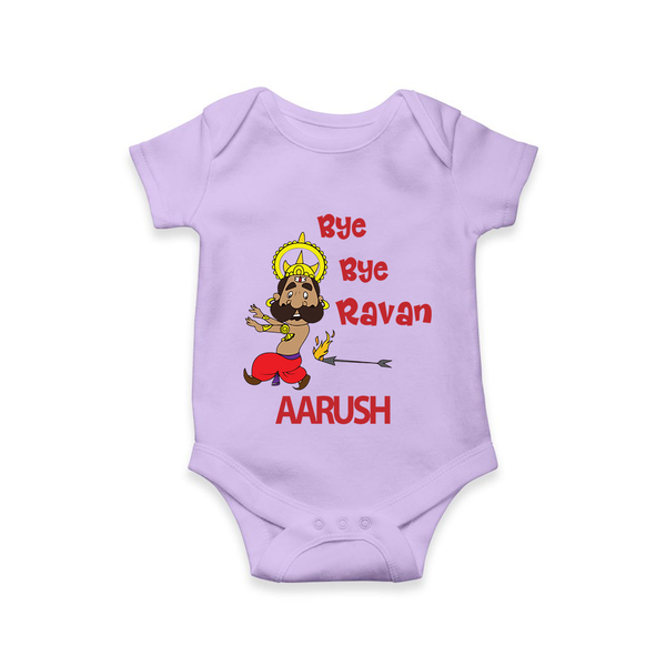 Bye Bye Ravan Romper - LILAC - New Born (Chest 14")