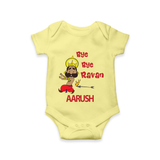 Bye Bye Ravan Romper - PASTEL YELLOW - New Born (Chest 14")