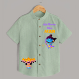 Jai Shree Ram Shirt | Custom Kids Shirt for Festival Celebration - MINT GREEN - 0 - 6 Months Old (Chest 23")