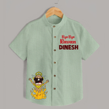 Bye Bye Ravan Shirt | Custom Kids Shirt for Vijayadashami - MINT GREEN - 0 - 6 Months Old (Chest 23")