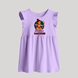 My First Dussehra Kavin Ram Archer Baby Frock - LILAC - 0 - 3 Months Old (Chest 17")