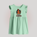My First Dussehra Kavin Ram Archer Baby Frock - MINT GREEN - 0 - 3 Months Old (Chest 17")