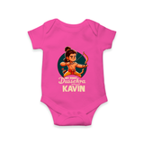 My First Dussehra Kavin Ram Archer Romper - HOT PINK - New Born (Chest 14")