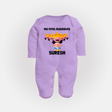 My First Dussehra Suresh Ravan King Fullbody suit - LILAC - New Born (Chest 7.5")