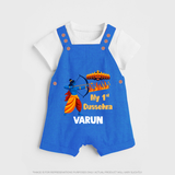 My First Dussehra Varun Ram Victory Dungaree - COBALT BLUE - 0 - 5 Months Old (Chest 18")