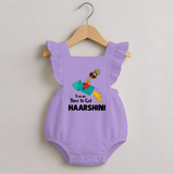 Ravan Time To Go Dussehra Romper Frock - LILAC - 0 - 3 Months Old (Chest 19")