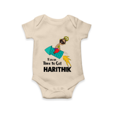 Ravan Time To Go Dussehra Romper - IVORY - New Born (Chest 14")
