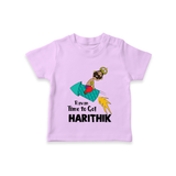 Ravan Time To Go Dussehra T shirt - LILAC - 0-5 Months Old (Chest 17")