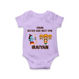 Ravan Better Luck Next Time Dussehra Romper - LILAC - New Born (Chest 14")